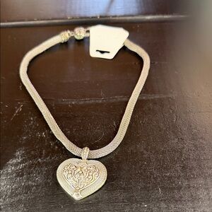 Brighton Silver Heart Pendant Necklace